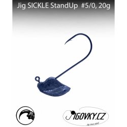 JigovkyCZ Jigová hlava Sickle StandUP vel.5 20g 5ks