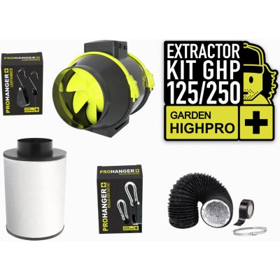Garden High Pro Extractor Kit 125mm, 250m3/h – Hledejceny.cz