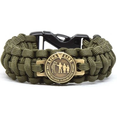 Cordell Paracord Náramek Liga Libe Duty Černá – Hledejceny.cz