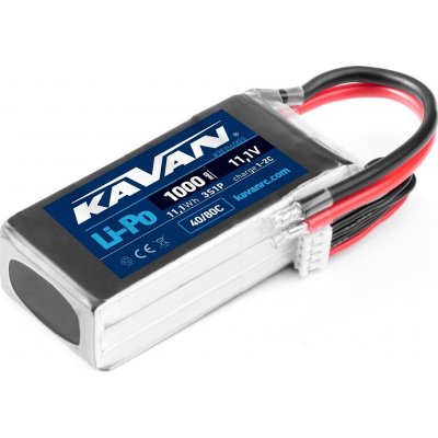 KAVAN Li-Po 1000mAh/11.1 V 40/80C 11,1Wh – Zboží Mobilmania