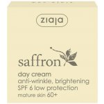 Ziaja Saffron Day Cream SPF 6 - Denní rozjasňující krém proti vráskám 50 ml
