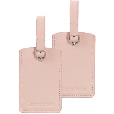 Samsonite Rectangle Luggage Tag x2 CO1-90051 Palce Rose Pink – Zboží Dáma