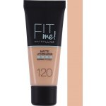 Maybelline Fit Me! Matte + Poreless sjednocující makeup s matujícím efektem 120 classic ivory 30 ml – Zboží Mobilmania