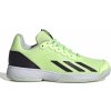 Dětské tenisové boty Adidas Courtflash - green spark/aurora black/lucid lemon