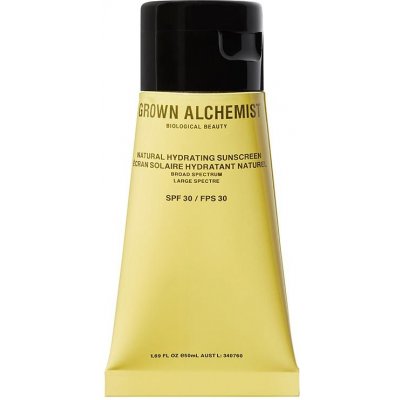 Grown Alchemist Natural Hydrating Sunscreen opalovací krém na obličej s minerály SPF30 50 ml – Zboží Mobilmania
