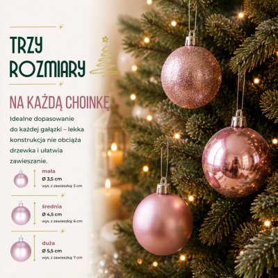 Springos Vánoční ozdoby CA1554 4 5 6 cm 30 ks. – Hledejceny.cz