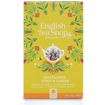 English Tea Shop Bio čaj CITRONOVÁ TRÁVA ZÁZVOR A CITRUSY 20 sáčků – Zboží Mobilmania