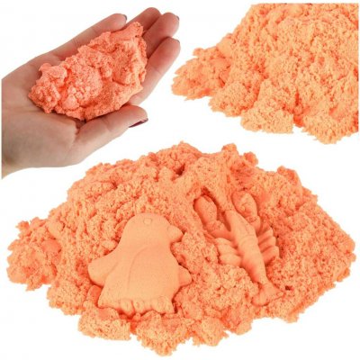 KIK kinetický písek oranžová 1 kg v sáčku – Sleviste.cz