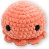 Plyšák Vali Crochet Háčkovaná Mini chobotnička Barva: Broskvová 80333