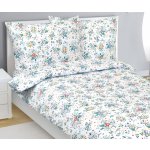 Bellatex Povlečení bavlna Pomněnka Modrá Žlutá Červená 140x200 70x90 – Hledejceny.cz