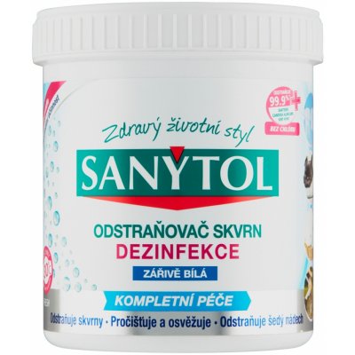 Sanytol Dezinfekční odstraňovač skvrn na bílé prádlo, 450 g