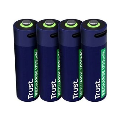 Trust USB-C Li-Ion AAA 500 mAh 4ks 25671 – Zboží Živě