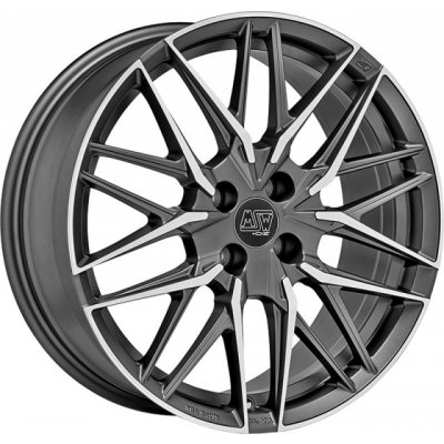 MSW 50 7,5x18 4x108 ET25 matt gunmetal polished | Zboží Auto