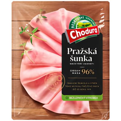 Chodura Pražská šunka nejvyšší jakosti 96% masa 100 g – Zbozi.Blesk.cz