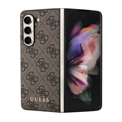 Pouzdro Guess 4G Charms Zadní Kryt pro Samsung Galaxy Z Fold 5 Brown – Zbozi.Blesk.cz