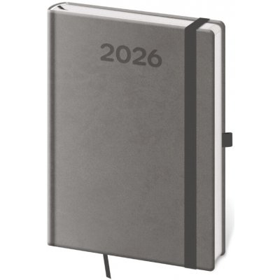 Helma A5 Týdenní 2026 šedý – Zboží Živě