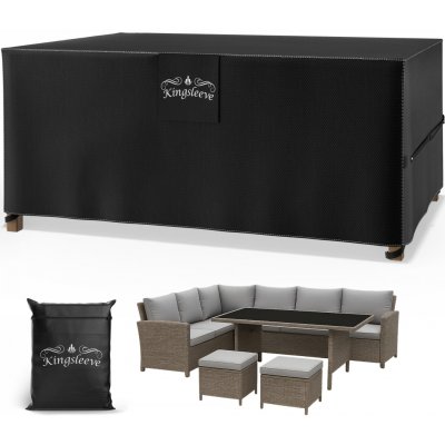 Deuba Ochranný kryt na sedací soupravu 242x162x100 cm antracit – Hledejceny.cz