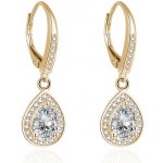 OLIVIE stříbrné náušnice zlatÁ KAPKA 4328 – Zboží Dáma