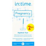 Intime Pregnancy DipStick těhotenský test 2 ks – Zboží Dáma