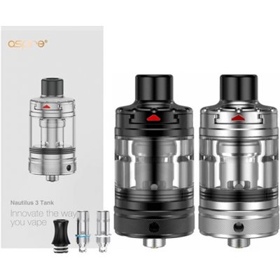 aSpire Nautilus 3 Clearomizér SET Nerezová 4ml – Zboží Dáma