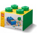 LEGO® Úložný box 250 x 252 x 181 s šuplíkem tmavě zelená – Hledejceny.cz