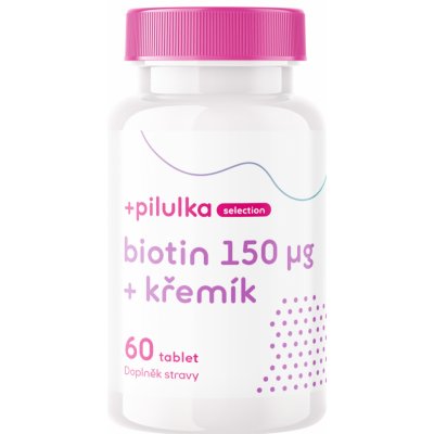 Pilulka Selection Biotin s křemíkem 60 tablet