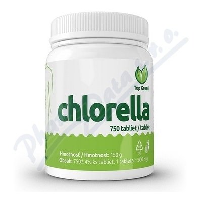 Top green chlorella 750 tablet – Hledejceny.cz