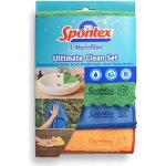 Spontex Microfibre Set utěrky z mikrovlákna 3 ks – Zboží Dáma