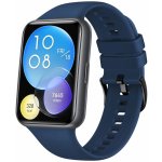 FIXED Silicone Strap pro Huawei Watch FIT2, modrý FIXSSTB-1055-BL – Zboží Živě