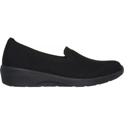 Skechers Arya Clear Skies Slip On Trainers Womens Blk Knt – Zboží Mobilmania