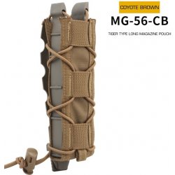 Wosport Tiger Molle na dlouhé zásobníky MP5 coyote