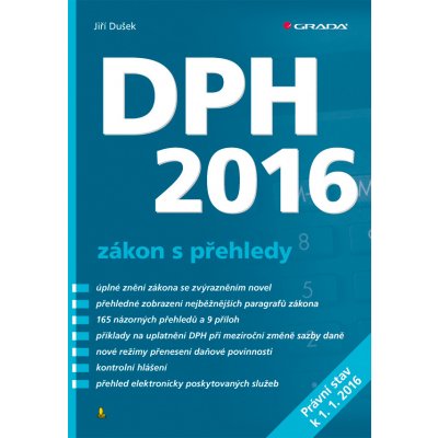 DPH 2016 - zákon s přehledy - Dušek Jiří – Zboží Mobilmania