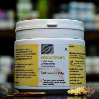MRL Cordyceps BIO mycélium biomasa 250 g – Hledejceny.cz