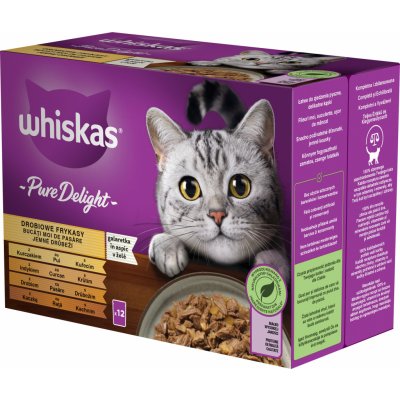 Whiskas Pure Delight drůbeží výběr v želé 12 x 85 g