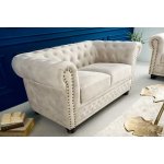 Interior DE Chesterfield 2M 150 cm šampaňská samet POH42311 – Hledejceny.cz