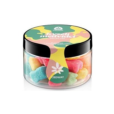 CBD WAY Kyselí medvídci 250 mg 100 g – Zboží Dáma