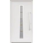 ARON vchodové dveře 3161-1 bílé 100 x 210 cm P – Hledejceny.cz