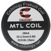 Příslušenství pro e-cigaretu Coilology Předmotané spirálky MTL Series MTL SS316L 0,9ohm 10ks