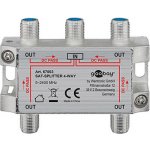 goobay Anténní rozbočovač 1:4, 5x F(F), SAT/TV, kovový, 5 MHz - 2450 MHz (67003) - 77.92.2010 – Sleviste.cz