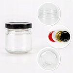 Skleněná nádoba 5ks 100ml 5cm dóza s víčkem – Hledejceny.cz