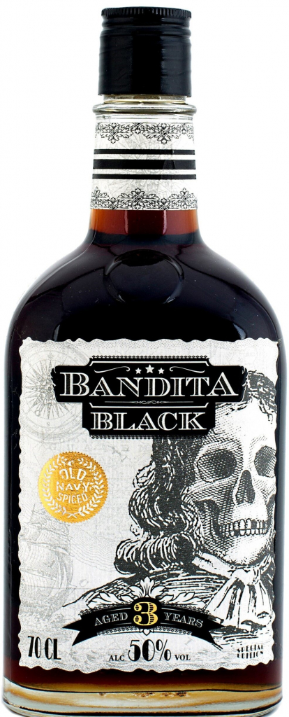 Bandita Black 3y 50% 0,7 l (holá láhev)