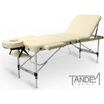 Tandem Skládací masážní stůl Basic ALU-3 krémová 195 x 70 cm 4,6 kg – Sleviste.cz