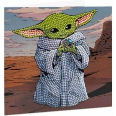 Craft Buddy Crystal Art Pohlednice Baby Yoda – Hledejceny.cz