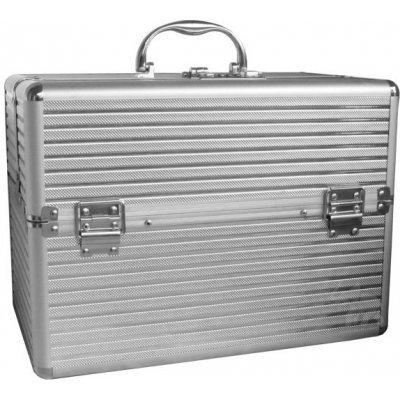 Norma velký kosmetický kufr MAXI stříbrný s kódovým zámkem KOV2 od 1 499 Kč  - Heureka.cz