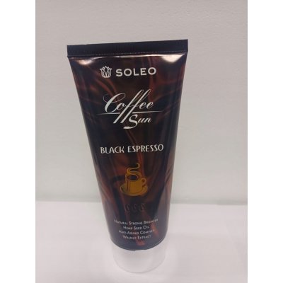 Soleo Coffee Sun Black Espresso krém do solária 150 ml – Sleviste.cz