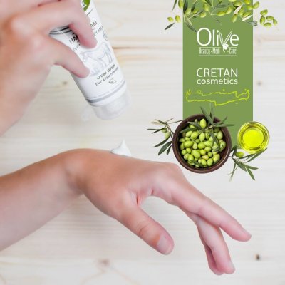 OliveBeauty Medicare Olivový krém na ruce s oslím mlékem pro všechny druhy pleti 100 ml