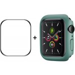 ENKAY Plastový kryt s tvrzeným sklem pro Apple Watch 9 / 8 / 7 45mm zelený 35665 – Zbozi.Blesk.cz