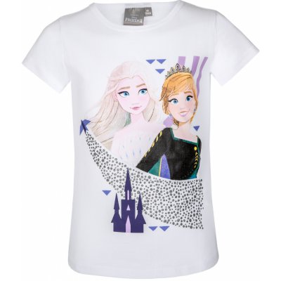 frozen licence dívčí tričko frozen 205 bílá – Zboží Mobilmania