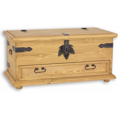 Drewmax KS701 dřevěná 100 x 48 x 50 cm Borovice – Zboží Mobilmania