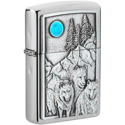 Zippo Wolf Pack and Moon Emblem 49295 – Hledejceny.cz